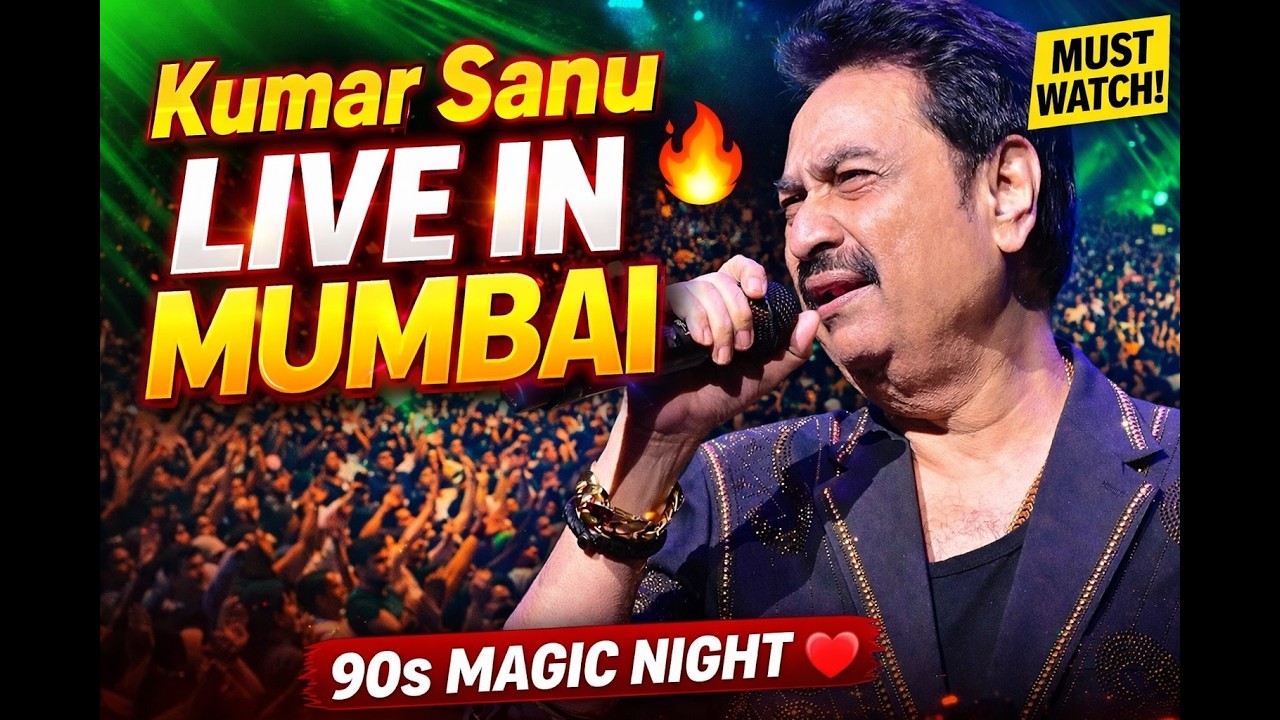 Kumar Sanu Live in Mumbai 2026 ❤️ Full Concert | 90s Evergreen Hits | Shanmukhananda Auditorium