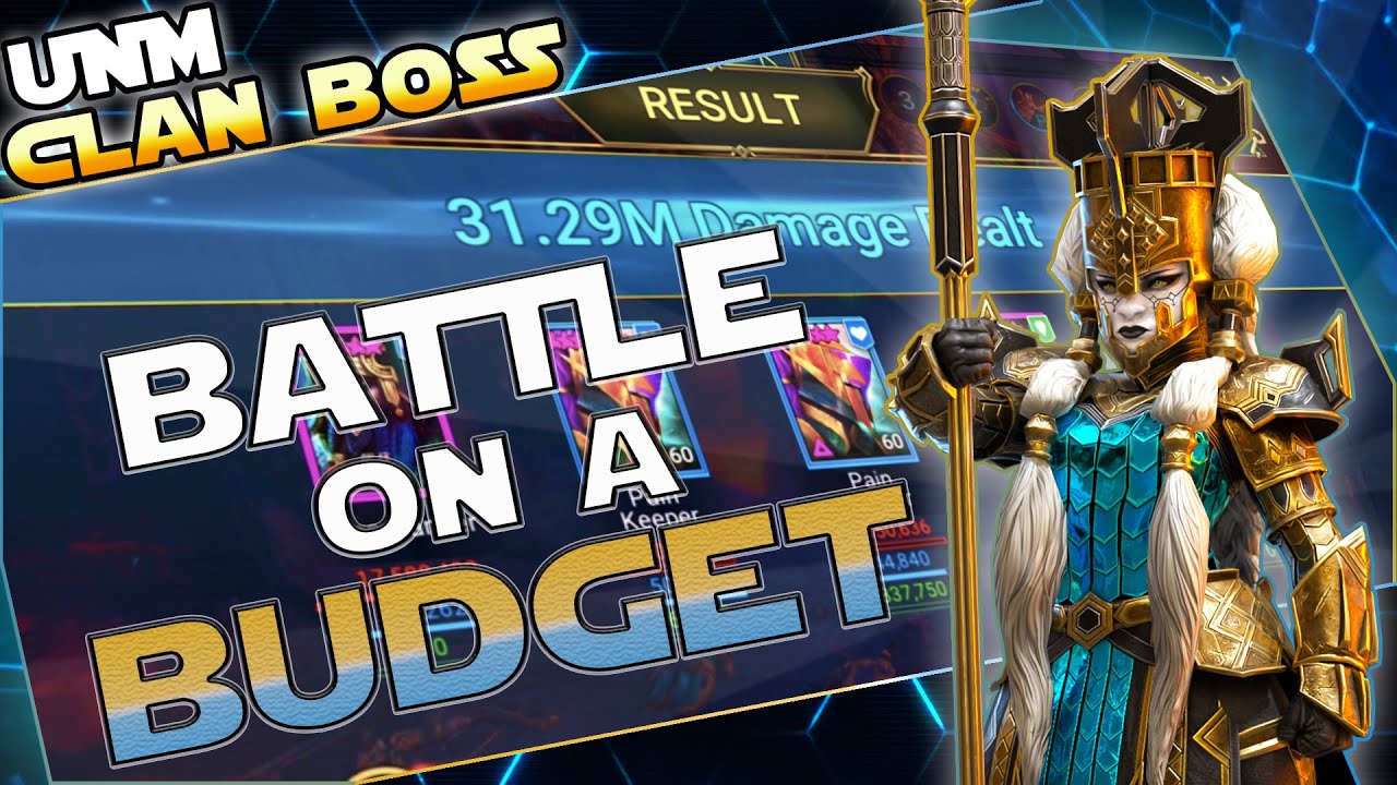 A Budget Myth Heir team to get that TOP UNM chest! | Raid Shadow Legends