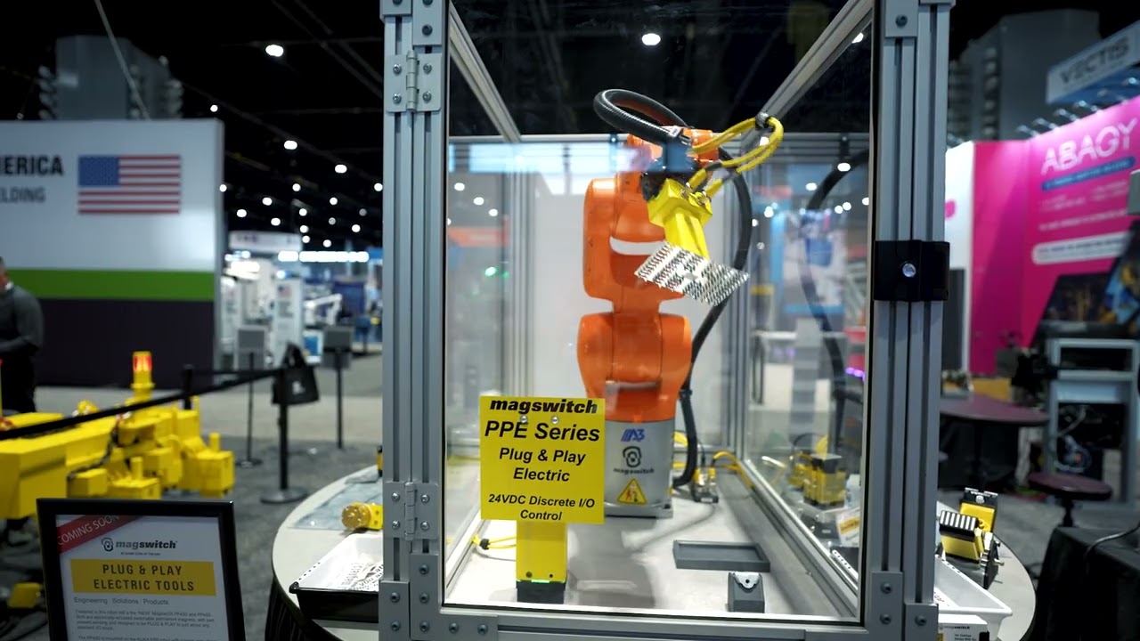 Magswitch PPe30 and PPe50 electrically-actuated switchable permanent magnet
