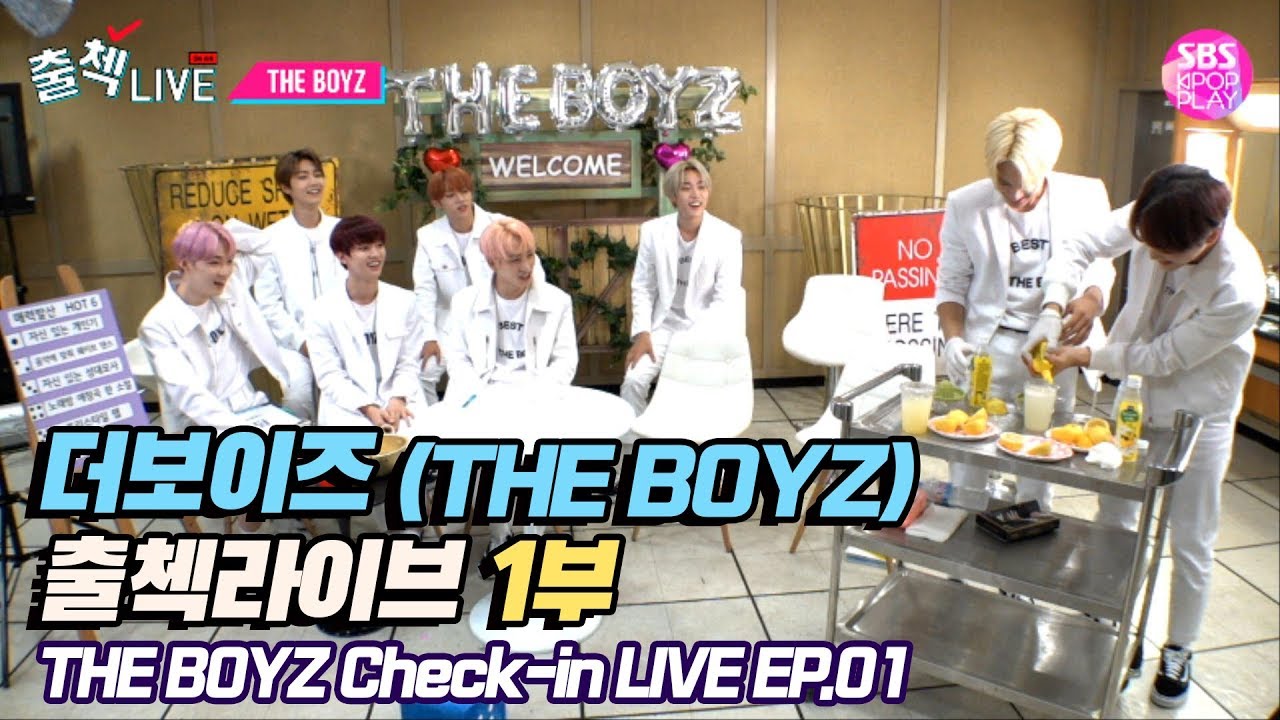 (ENG/KOR)[EP.01] 더보이즈 인기가요 출첵라이브 1부 (THE BOYZ Inkigayo Check-in LIVE)