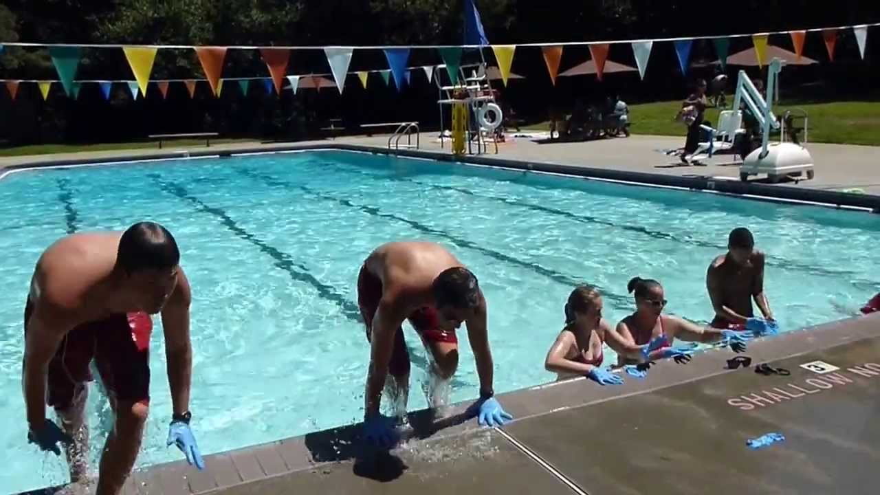 Lifeguard Challenge: Gloving up Progression, wet glove variation