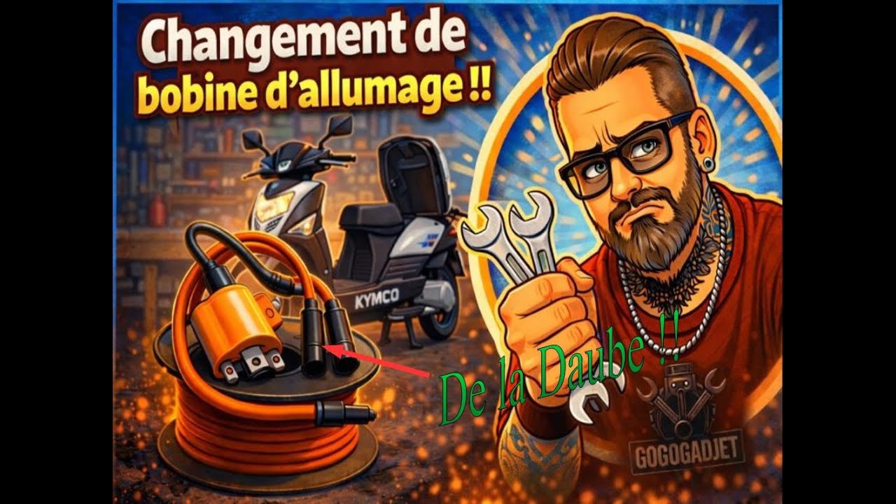 Scooter - changement bobine d'allumage scooter