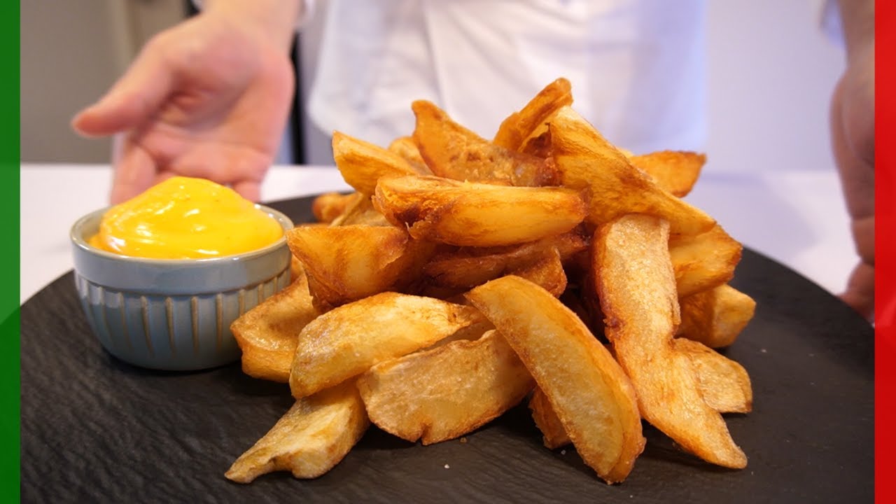 【ぺペロンマヨ】カリッ！ふわっ！なイタリア人のフライドポテトの作り方【French Fries / Patatine Fritte】