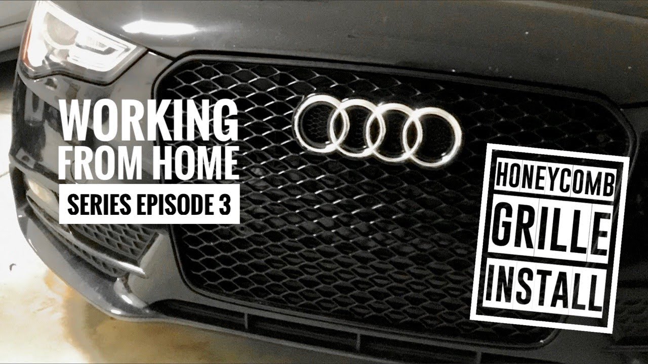 Audi A5 2013 - [Installing a Honeycomb Grille]