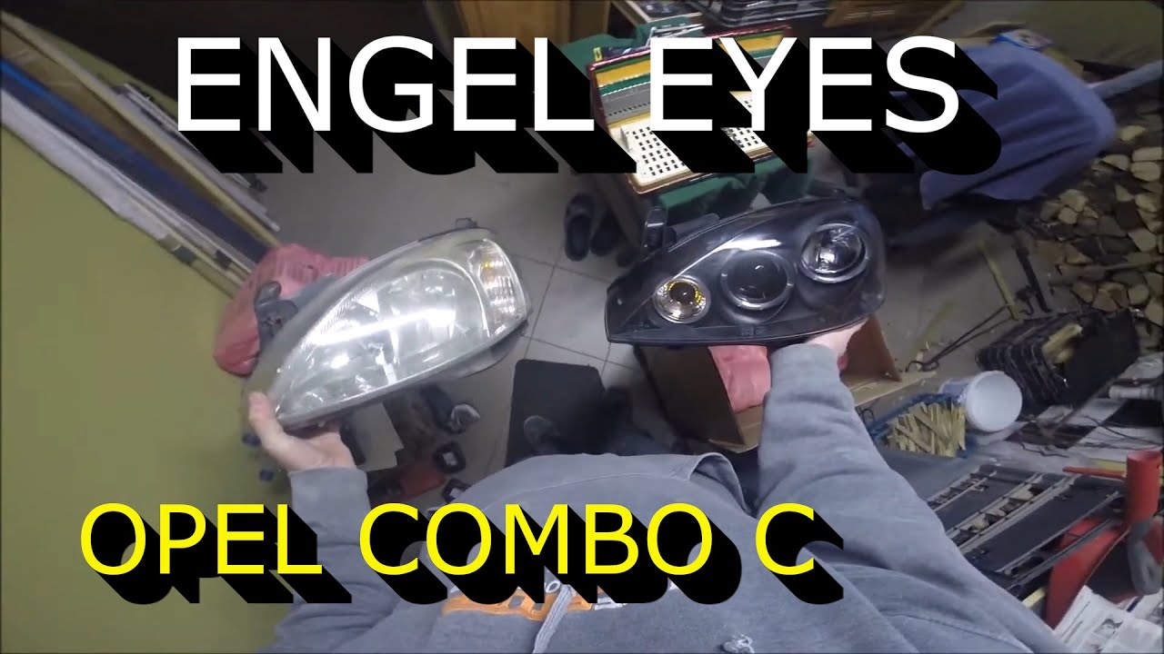 OPEL COMBO C / CORSA C Wymiana lamp na soczewkowe z LED ami LIGHTS repleace