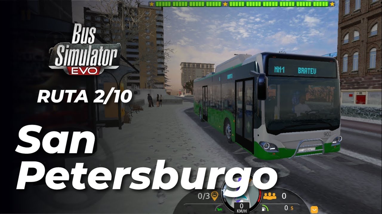 Bus Simulator : EVO - SAN PERTERBURGO || RUTA 2/10 || ☀️