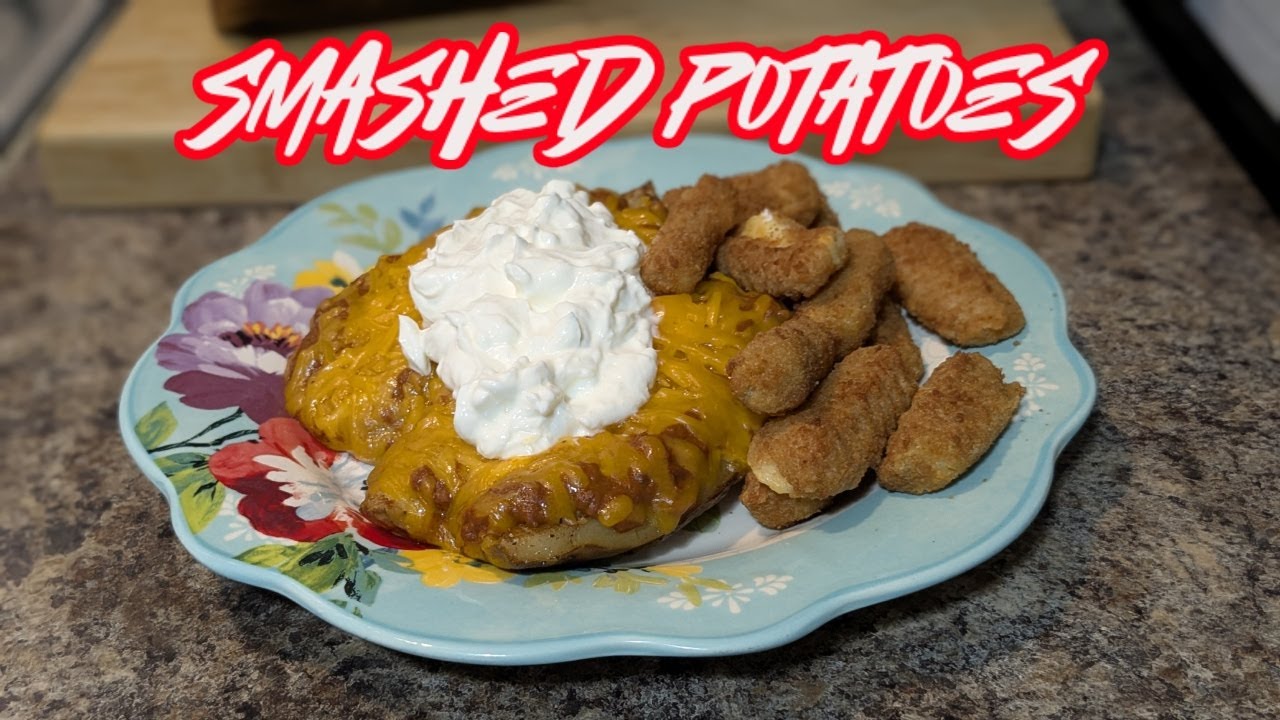 SMASHED POTATOES ON THE BLACKSTONE