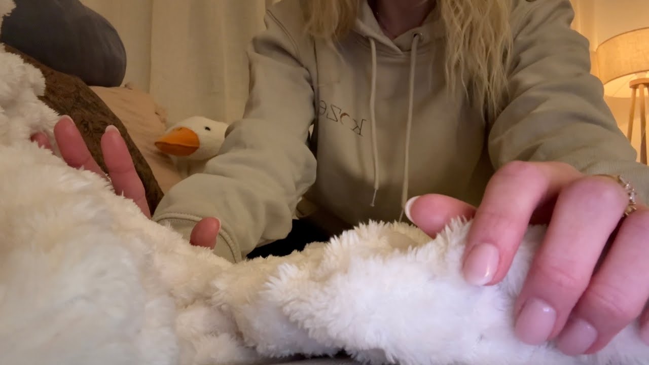 ASMR Massaging Soft Objects for Tingles ✨ plush textures, crinkly sounds, no talking (lofi)