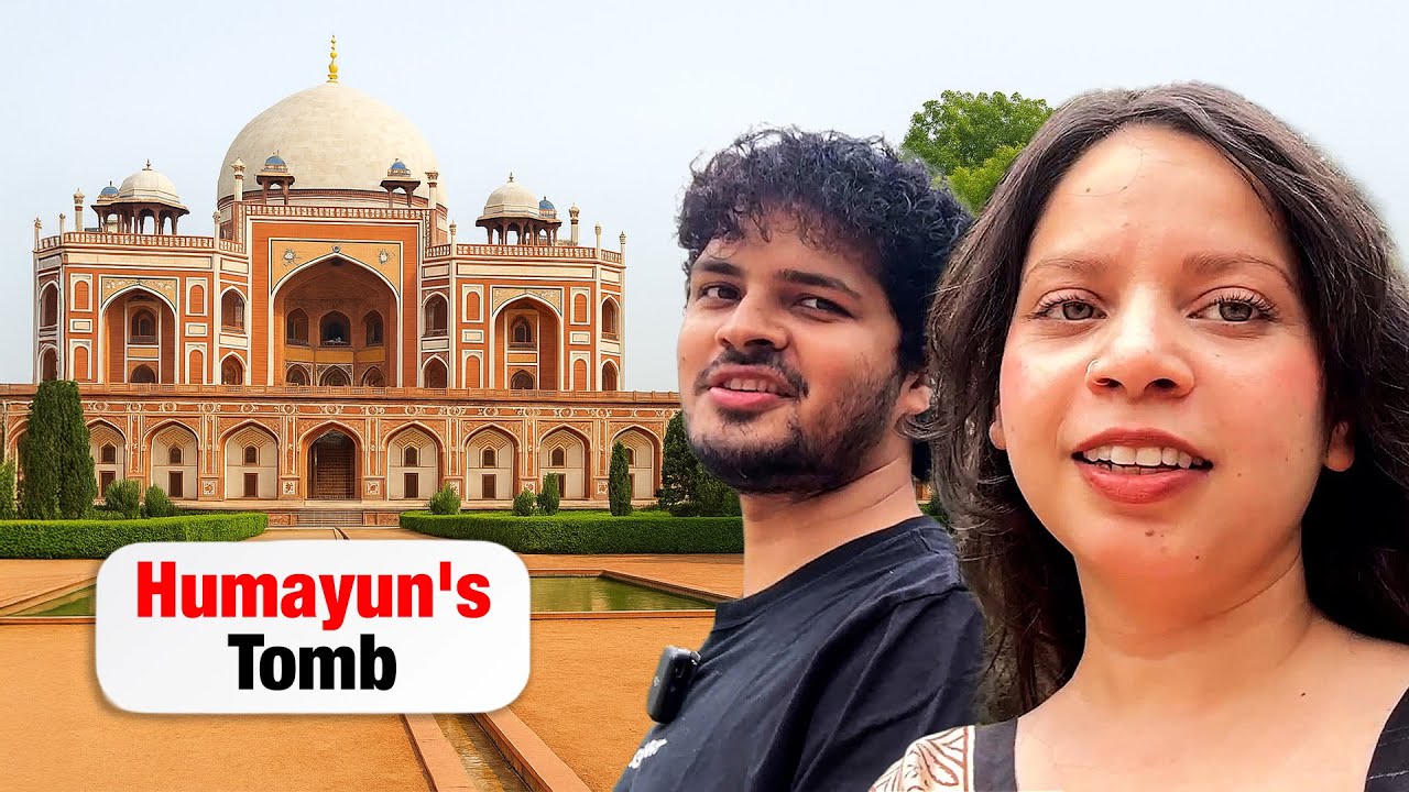 Took My Boyfriend on a Historical Date! ❤️ | Humayun’s Tomb, Delhi Vlog