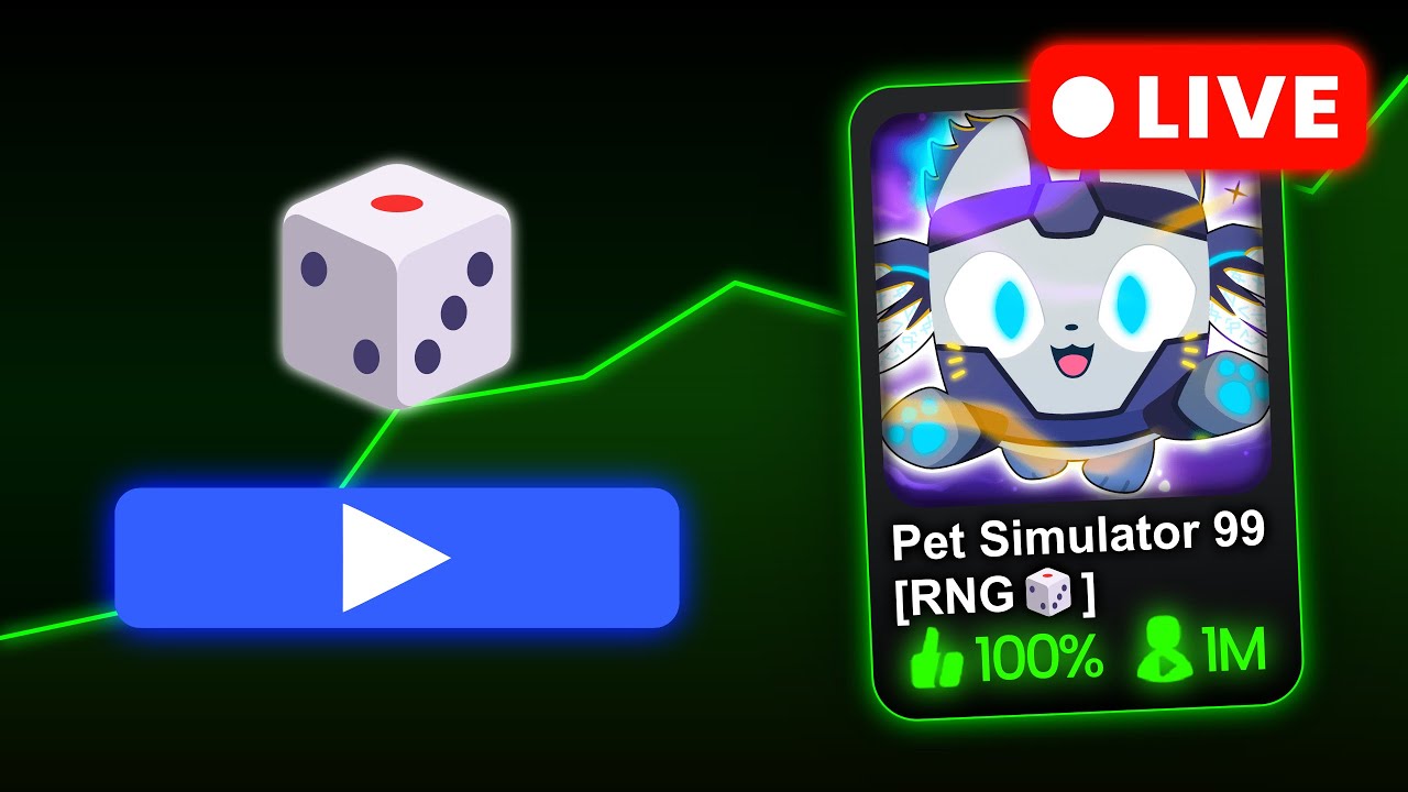 ZAPIS LIVE - Czekamy Na Powr&oacute;t RNG EVENT o 18:00... 🎲| LIVE Pet Sim 99 🔴