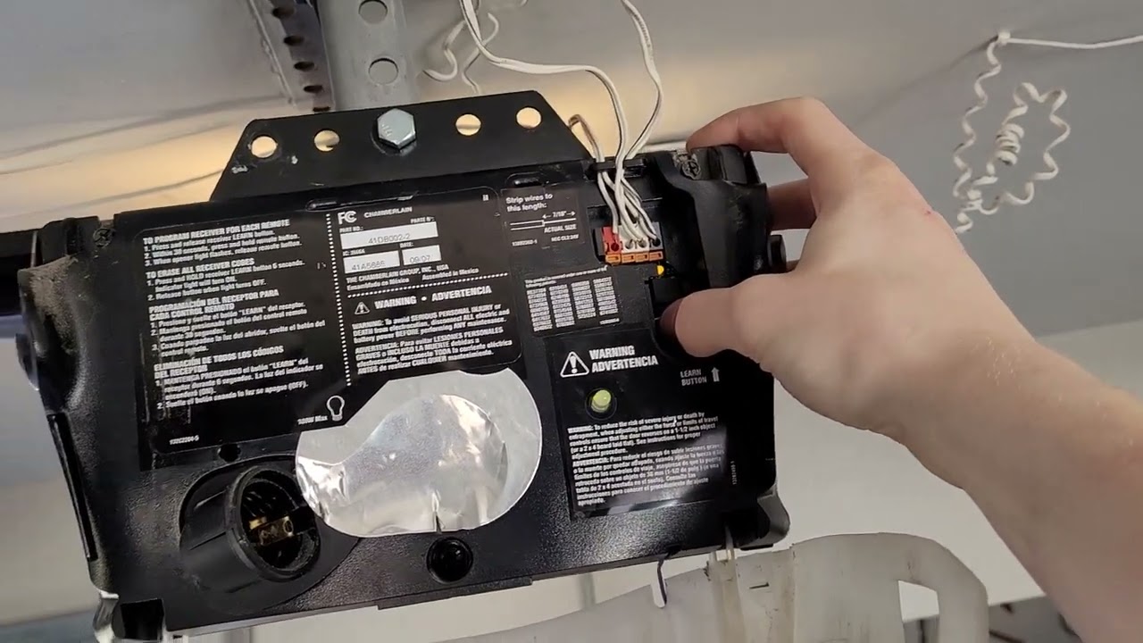 How to Set Limits on Older Chamberlain/LiftMaster/Craftsman DC Belt and Screw Drives