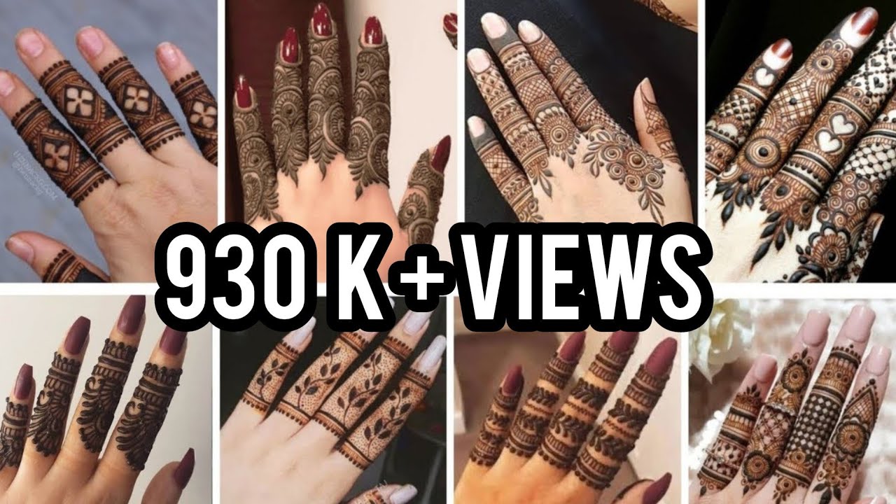 Eid Special Finger Mehndi Designs 2023||Very Attractive And Decent Finger Henna Design!!!