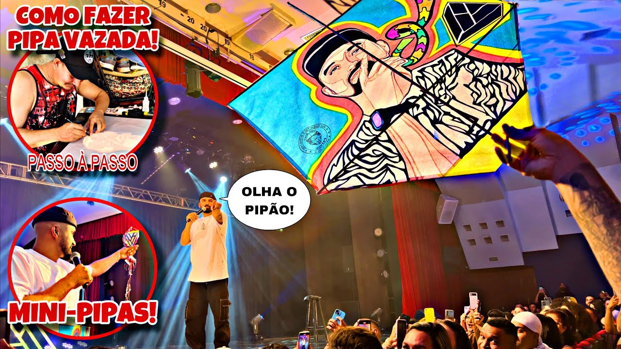 Fizemos A Pipa Vazada do Thiago Ventura em 48 Horas e Entregamos o Pipão em Mãos no Meio do Show!