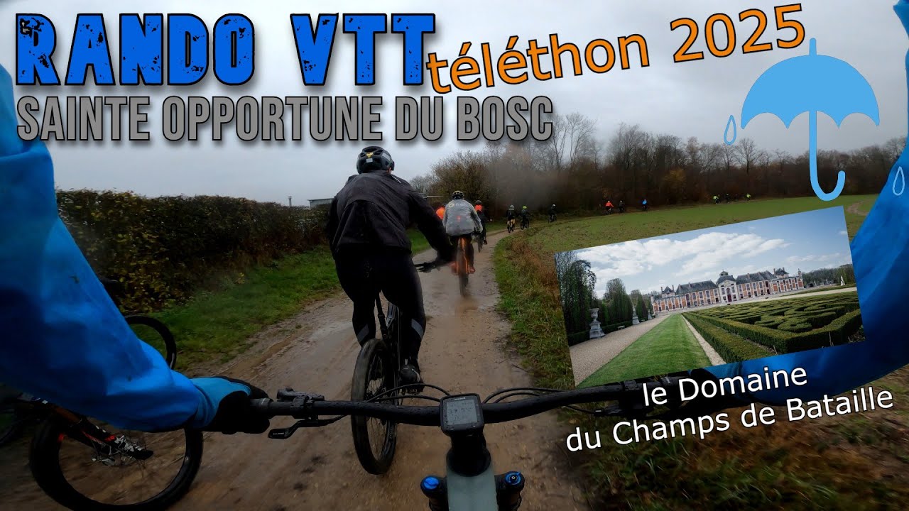 RANDO VTT du T&eacute;l&eacute;thon &agrave; St Opportune du Bosc - Neubourg #vtt xc