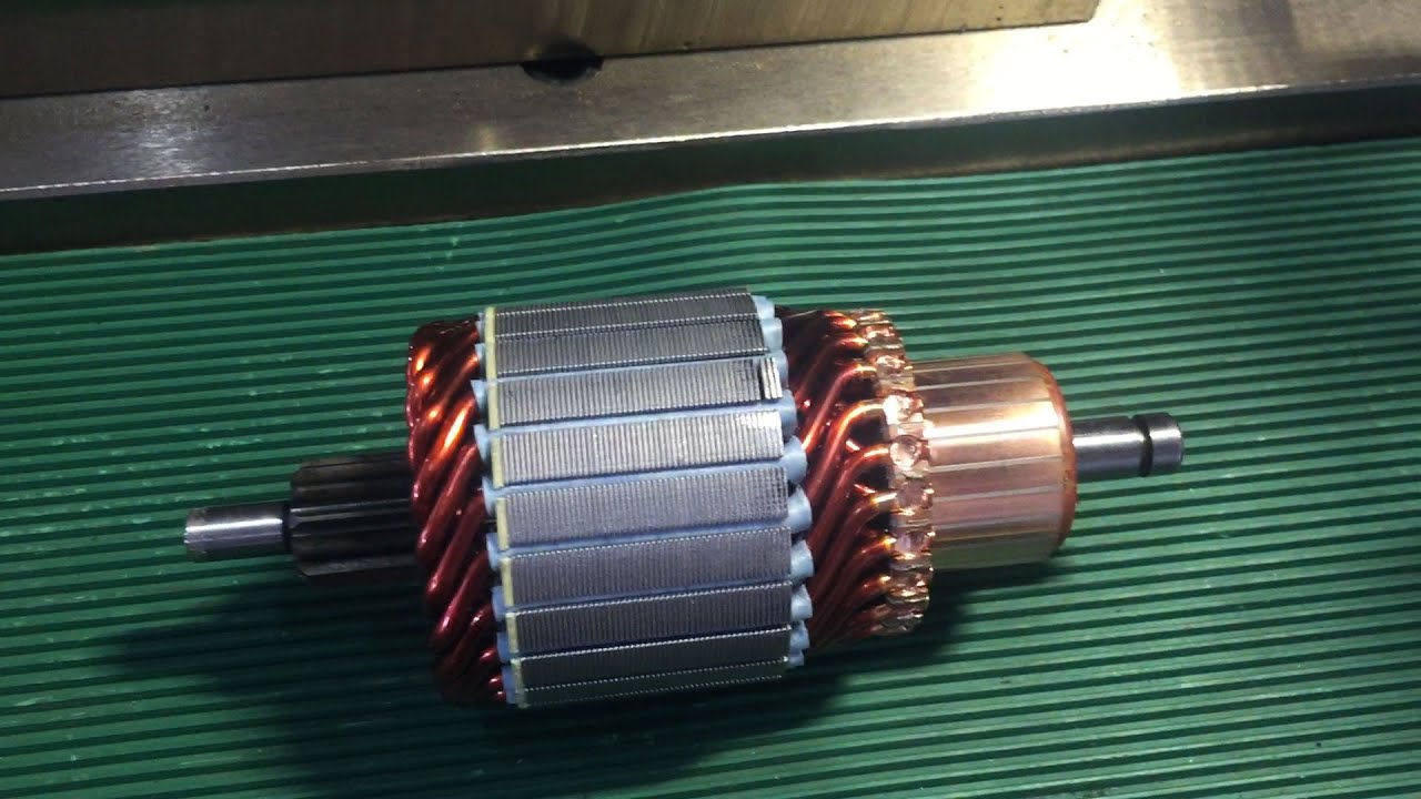 Auto Starter motor armature making process