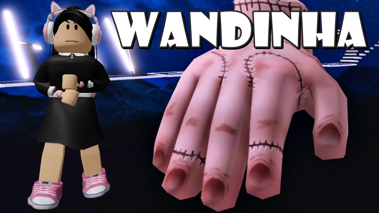 Virei a WANDINHA No Roblox Wednesday Obby