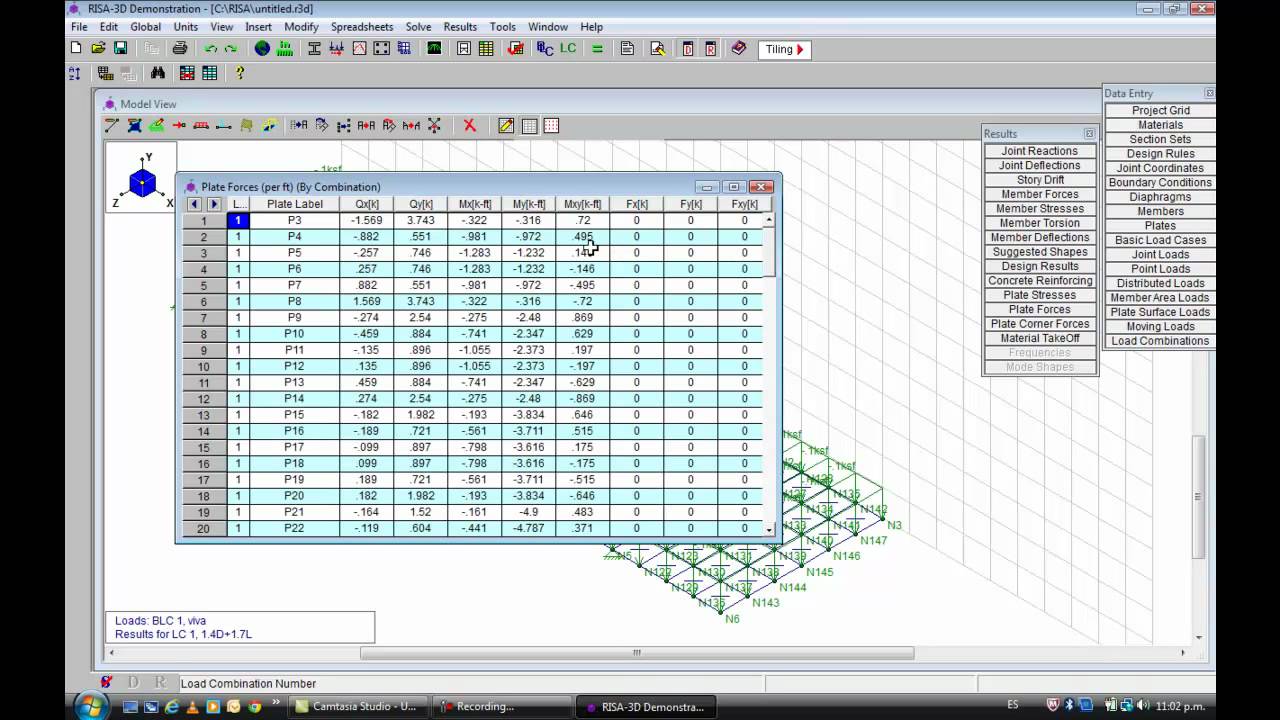 TUTORIAL RISA 3D: MODELADO DE LOSA EN UNA DIRECCION