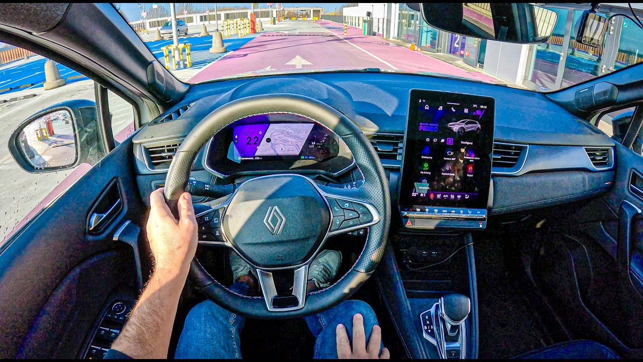 NEW Renault Symbioz iEsprit Alpine 2025 🇫🇷 (1.6 Hybrid 145 hp) | POV Test Drive #2265 Joe Black
