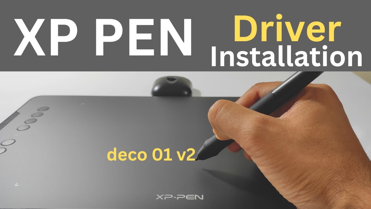 xp pen deco 01 v2 driver installation | xp pen deco 01 v2 setup ✍