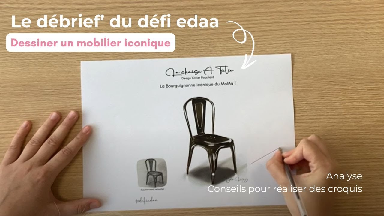 #DefiEdaa : Croquis d'un mobilier iconique ✏️
