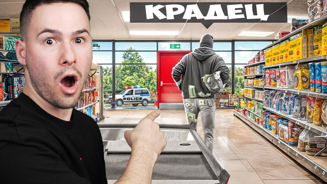 КРАДЦИ ОБРАХА МАГАЗИНА МИ😭Supermarket Simulator