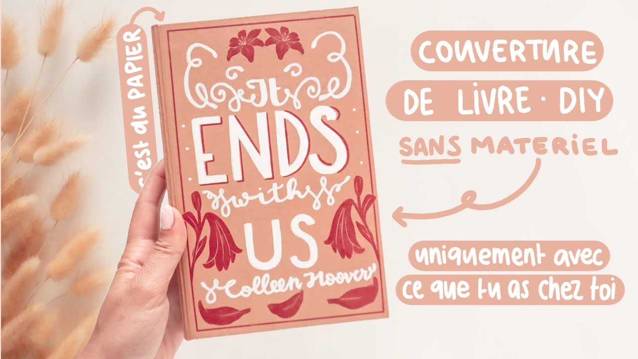 DIY couverture de livre rigide en papier - sans materiel