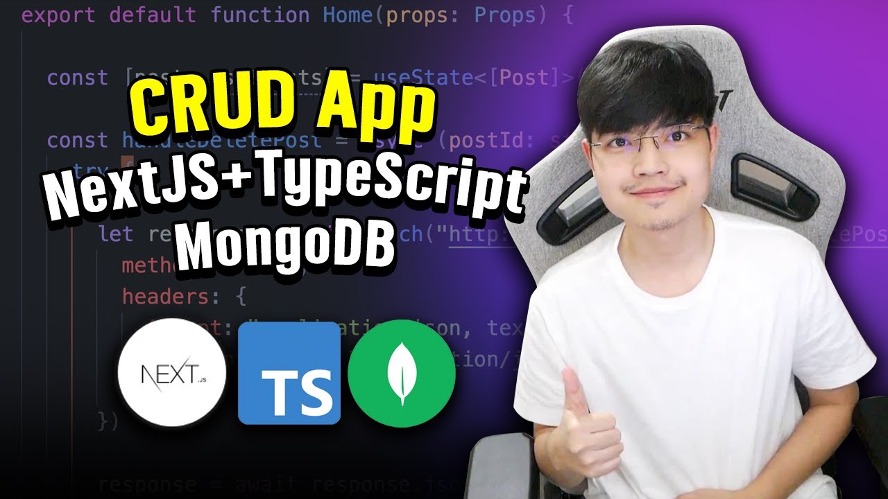 เรียนรู้การสร้าง CRUD App ด้วย NextJS + TypeScript + MongoDB 👨‍💻💯