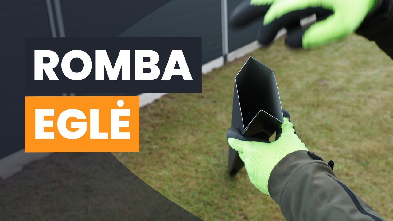 ROMBAEGLĖ - montuojame naujo tipo tvorą Pilaitėje!