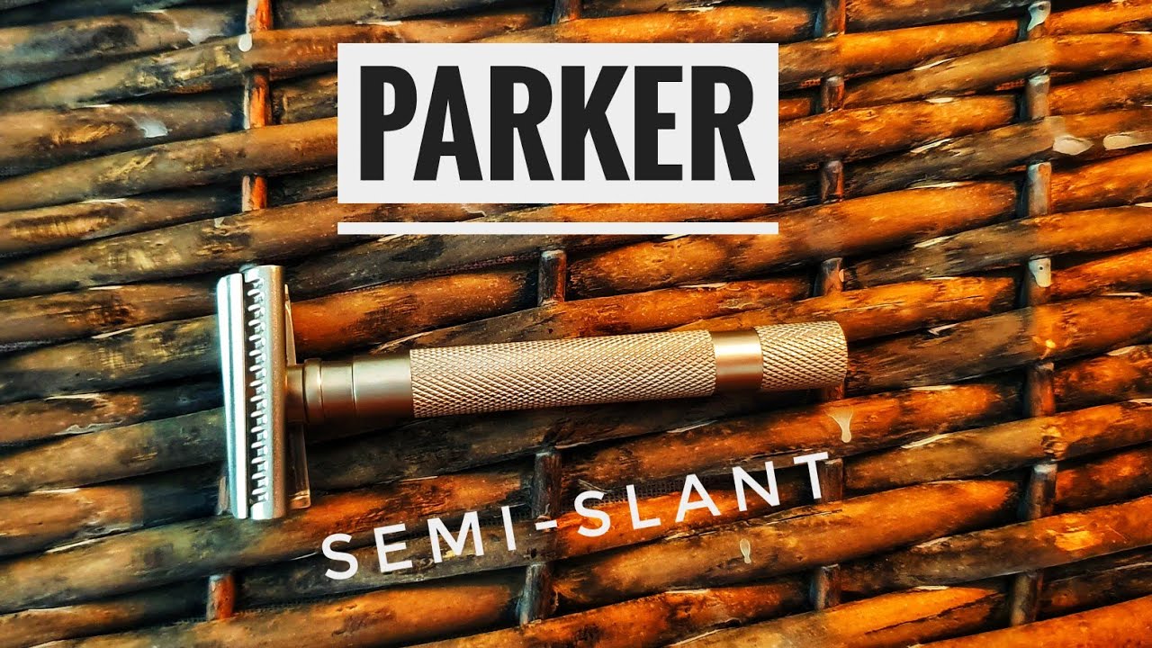 💈 O que é um barbeador SLANT??? Parker Semi Slant 55SL Primeiro Uso e impressões 💈