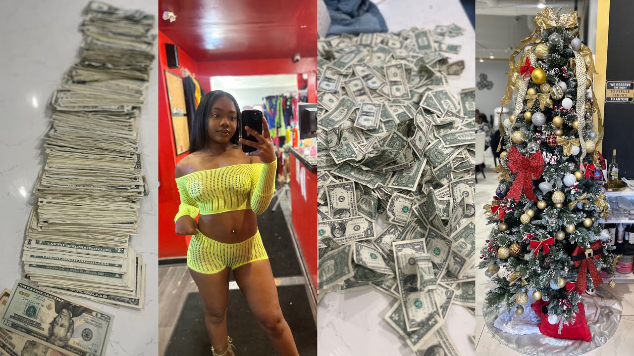 A DAY IN THE LIFE OF A STRIPPER| I WENT VIRAL| MONEY COUNT