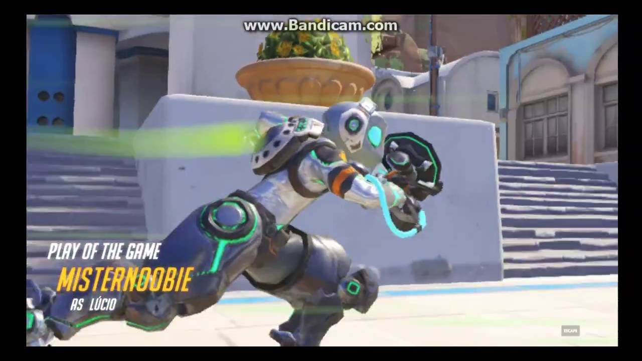 Overwatch Lucio Play of the game Environment Kill (Low Graphics)