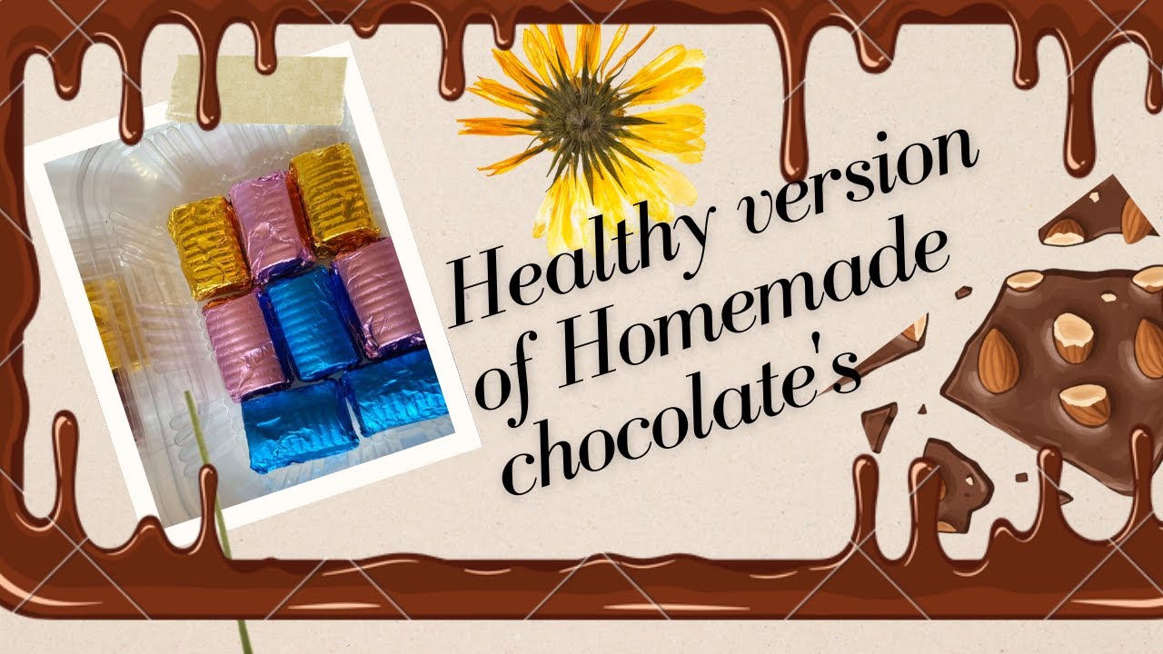 Homemade chocolates Healthy version