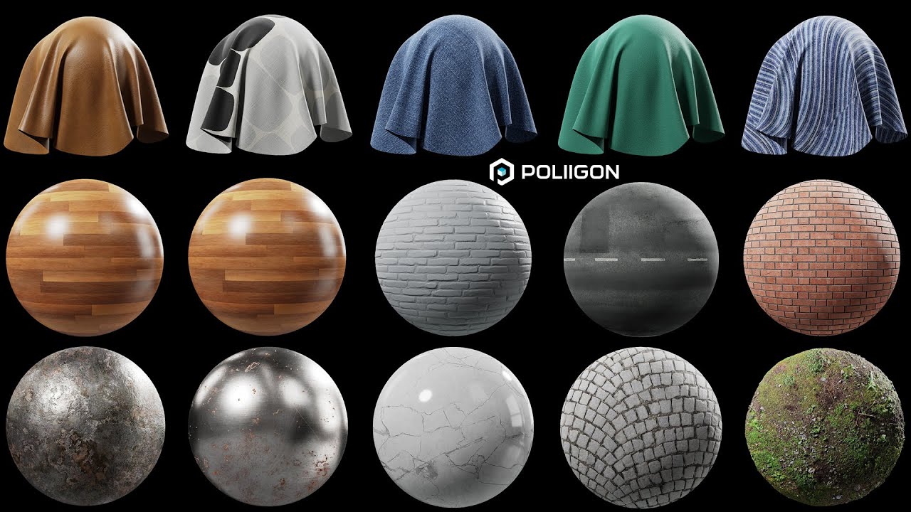 Thư Viện Map Vật Liệu Cho Phần Mềm 3D | 5 Websites For FREE Textures And Materials