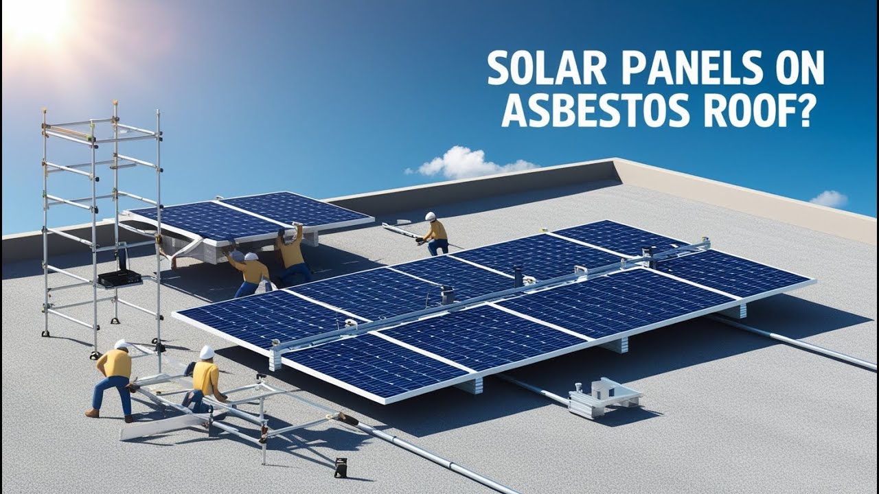 How to Mount Solar Panels on Asbestos Roof | 3D Animation Guide