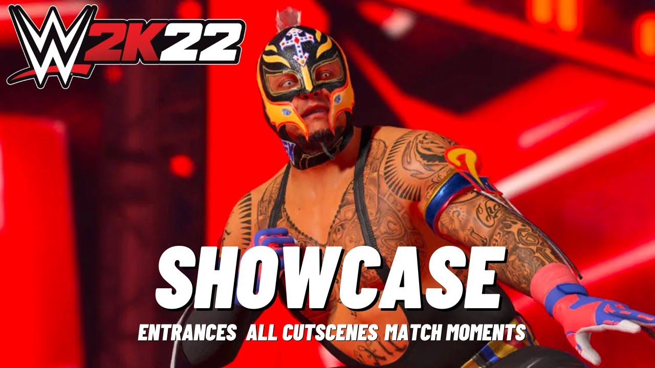 REY MYSTERIO'S SHOWCASE WITH ENTRANCES | WWE 2K22 | PS5 (4K 60FPS/HDR)