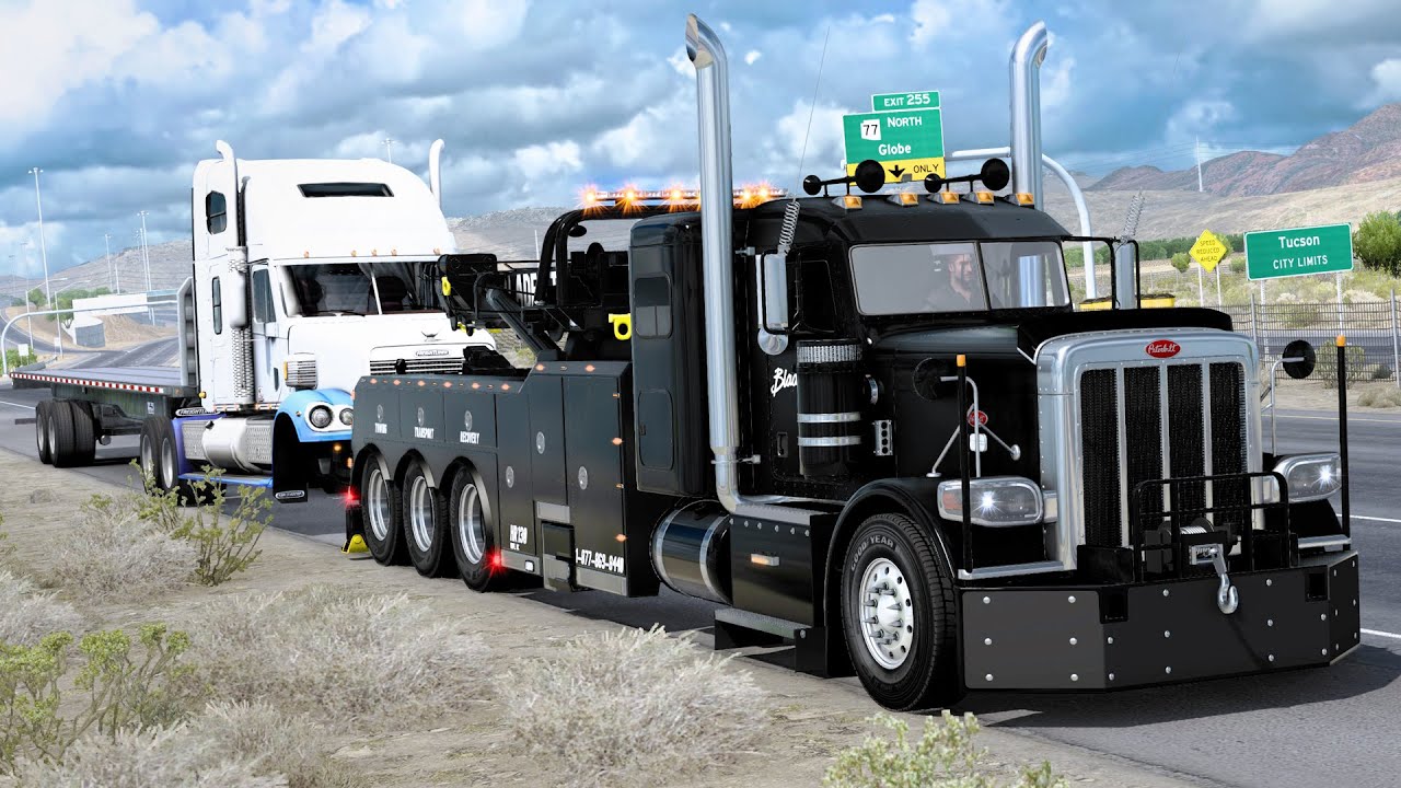 Blade's Peterbilt 388 Wrecker/Rotator ATS 1.44