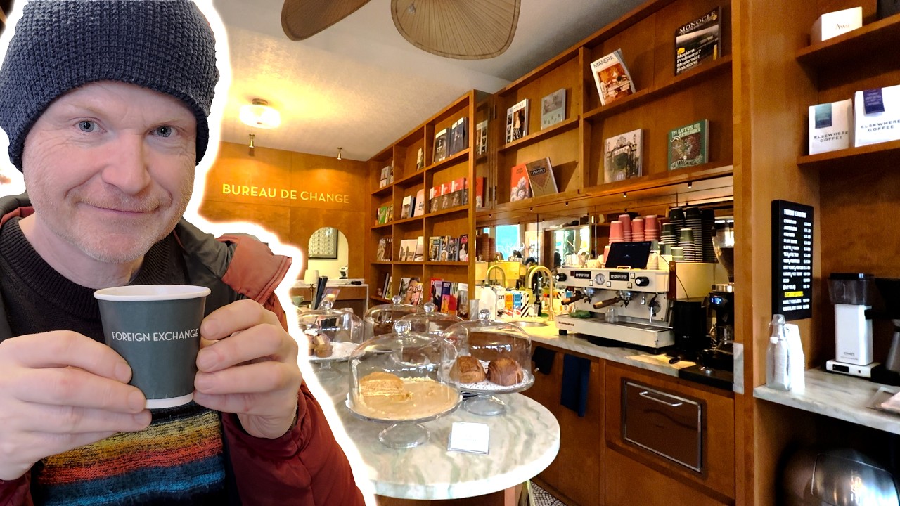 MOST AESTHETIC CAFE in LONDON? FOREIGN EXCHANGE NEWS review!