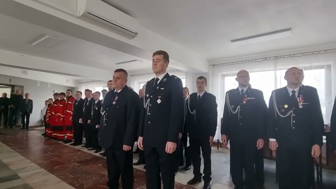 Wręczenie odznaki Wzorowy Strażak