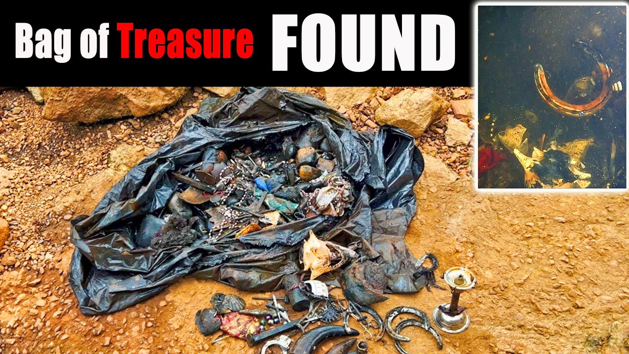HUGE Bag Full Of Treasures Found Scuba Diving Historic River! (WHAT'S INSIDE?)