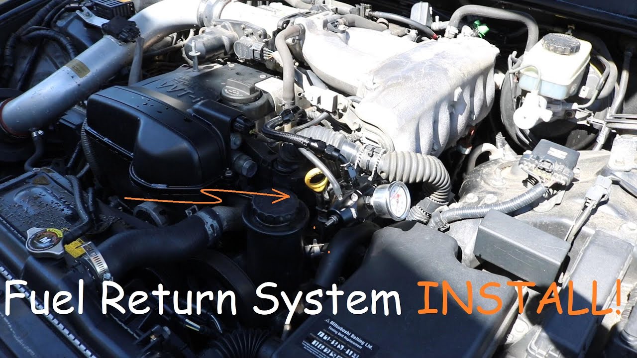 Turbo IS300, Fuel Return Install + EF Civic UPDATE!