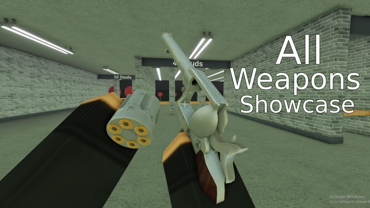 Roblox Weaponry All Weapons Showcase