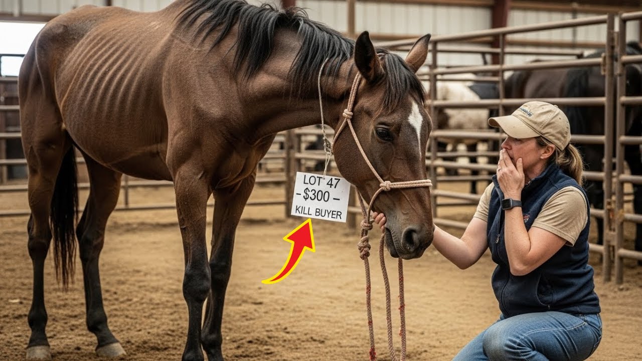 Tötungshändler zahlt 300$ – Tattoo zeigt: Pferd ist 2,7 Mio. wert