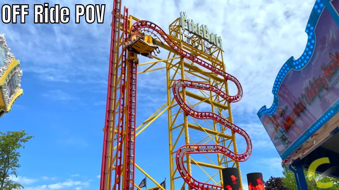 Fireball **NEW FOR 2022** (4K OFF Ride POV)- Adventureland, Farmingdale, NY
