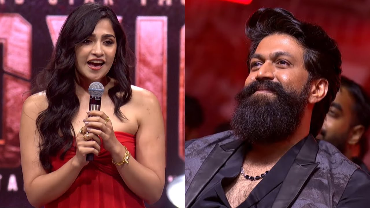 Rukmini Vasanth Speech At Toxic Pre-Release Event in Chennai | Rocking Star Yash | VD