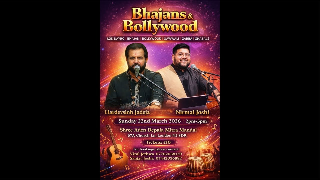 Hardevsinh Jadeja & Nirmal Joshi - Live in London || 22.03.26