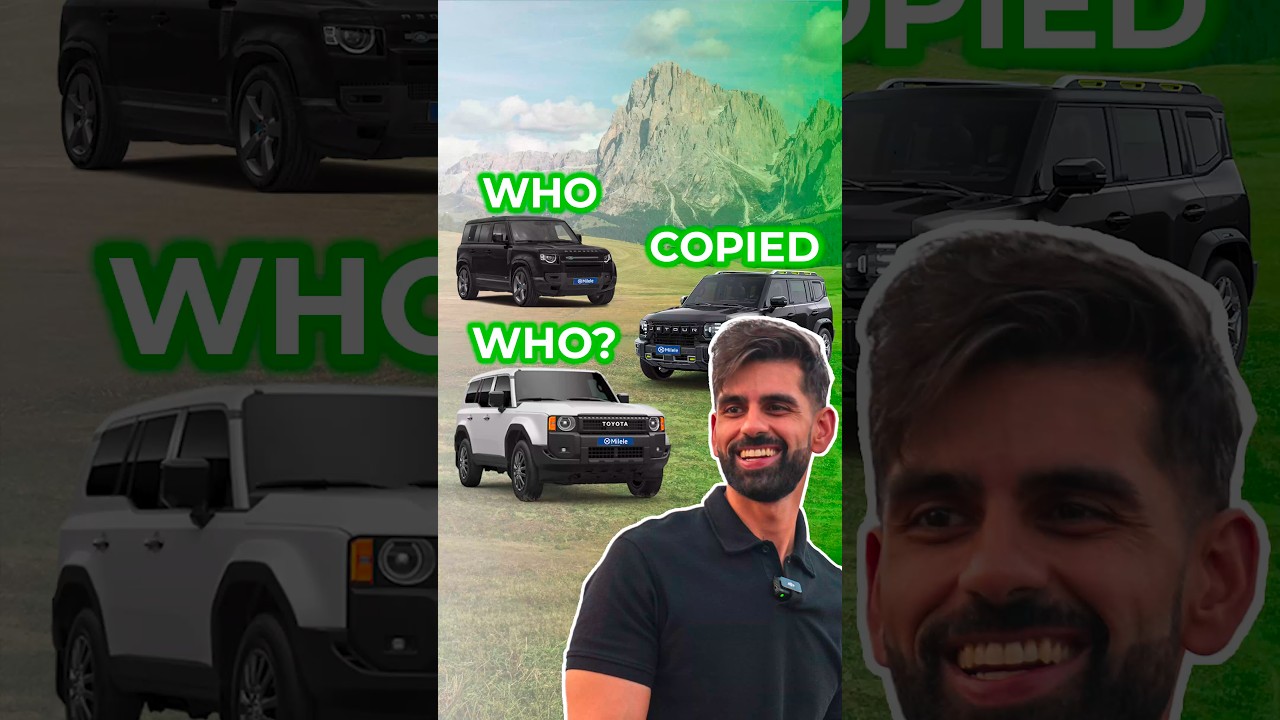Who Copied Who?🤔 #cars #toyota #jetour #defender #prado250&nbsp;