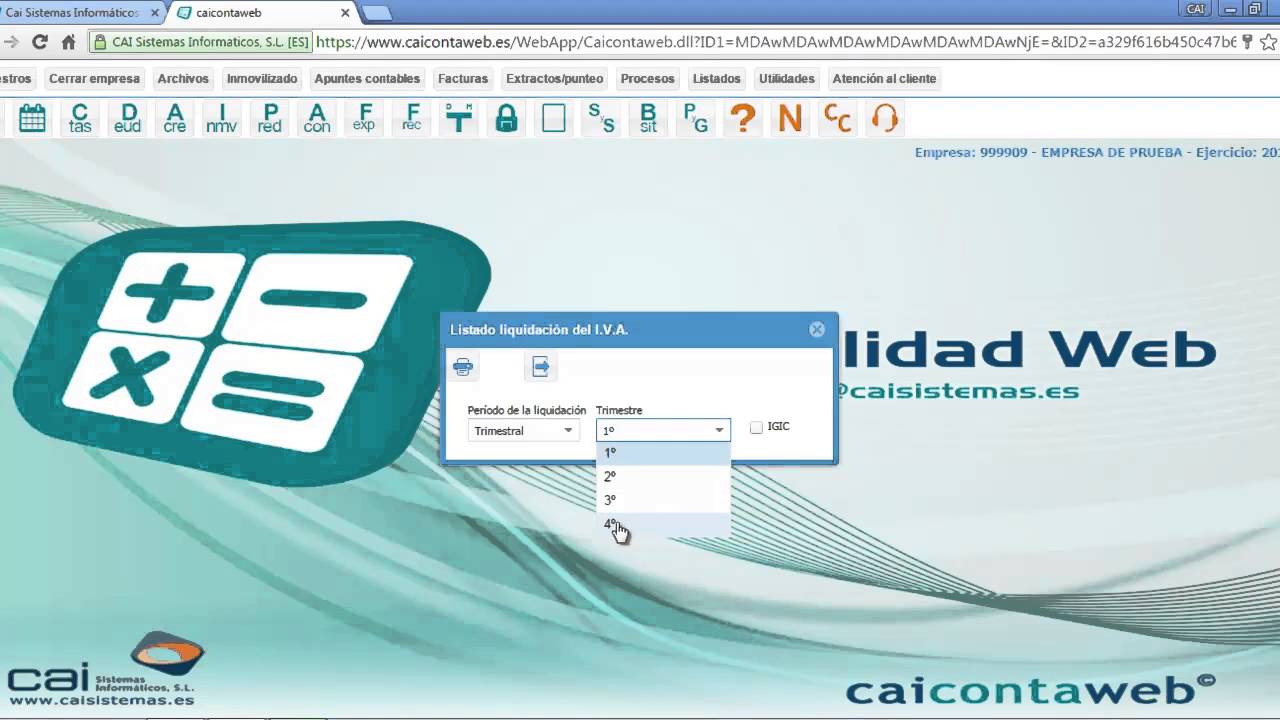 Otra información en CAICONTA en la web (software contabilidad cloud)