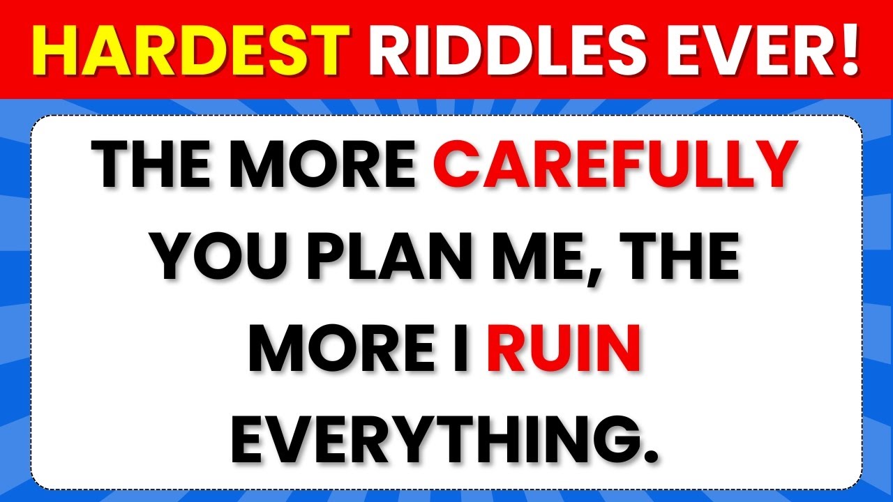 Only 2% Can Solve These 30 Hard Riddles – Can You?