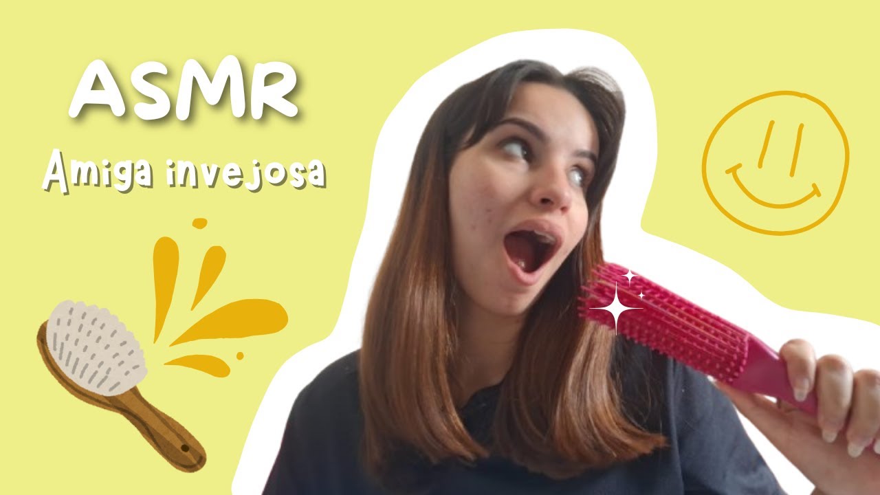 ASMR Roleplay - Penteando seu cabelo (versão amiga invejosa)