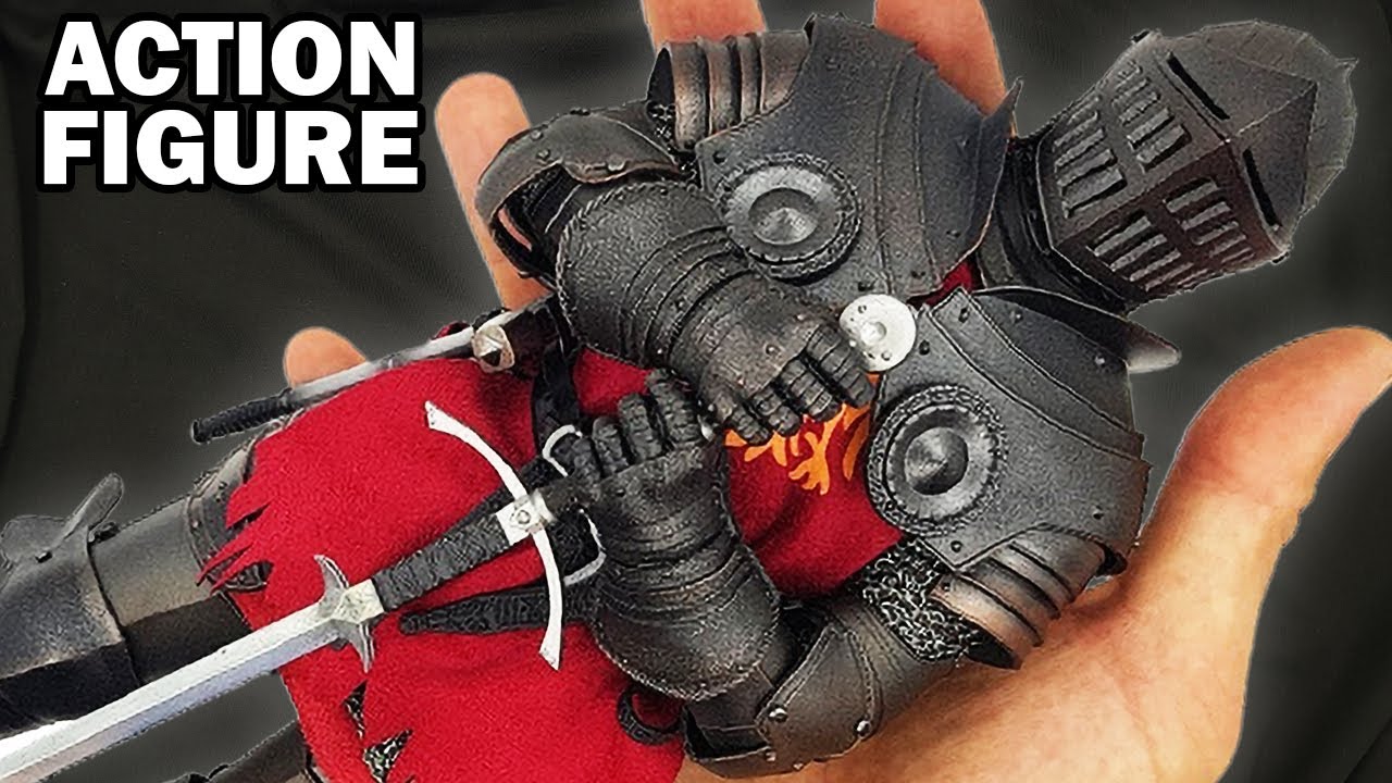 Black Knight - medieval warrior 1/6 scale action figure by Coomodel: silent version